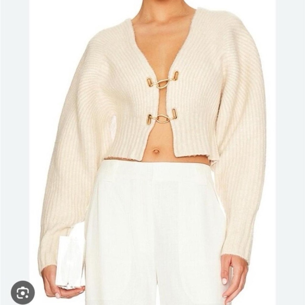 Cult Gaia Size S Casella Cardigan Sweater